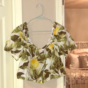 H&M Lemon Crop Top!🍋
